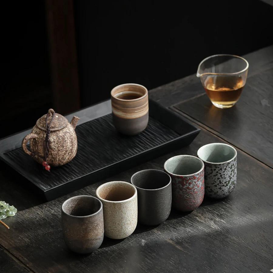 新作ヴィンテージ陶器製カップ、日本の石器磁器製、130ml、 - Is Japanese Lifestyle Healthy のレビューと価格