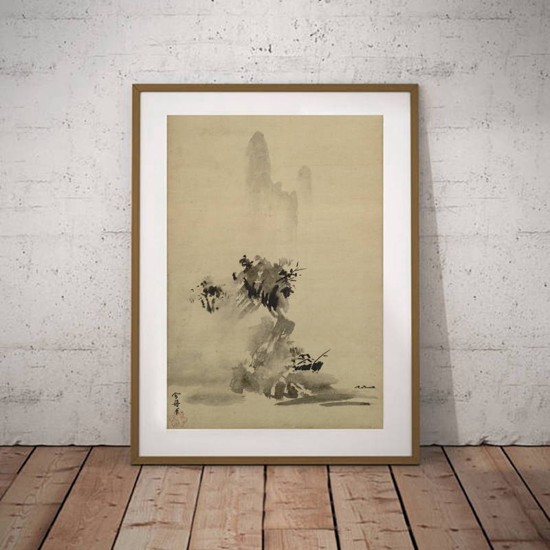 日本の伝統的なインクの絵,家のアート壁画 - Japanese Traditional Lifestyle のレビューと価格